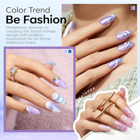 modelones Gel Nail Polish with chameleon glitter effect close-up