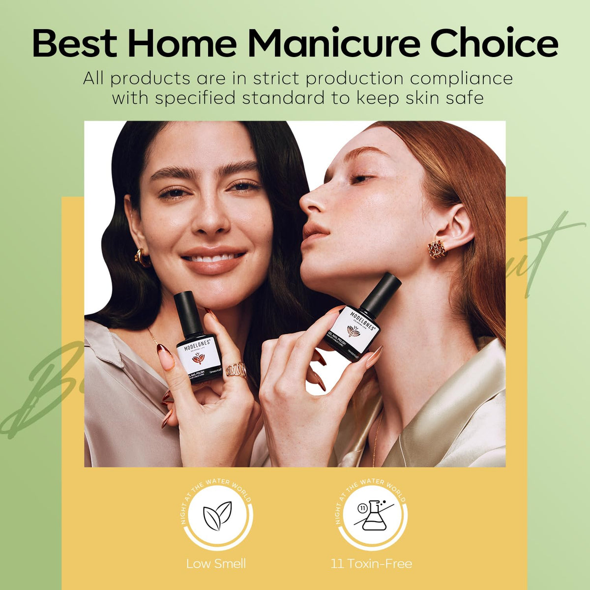 modelones gel polish application on nails