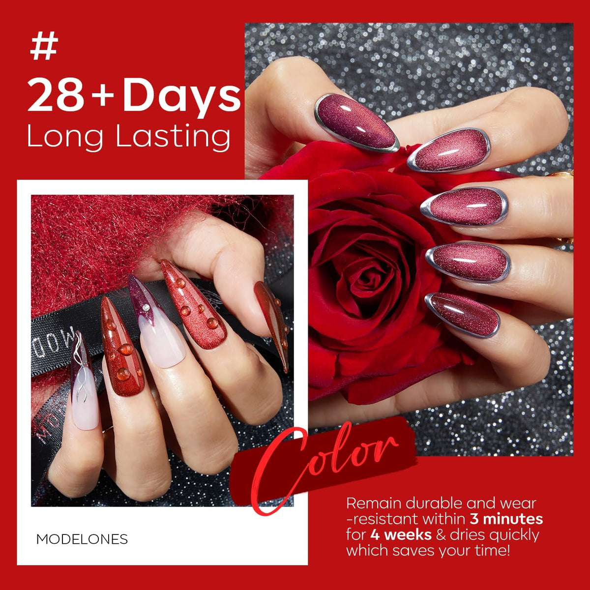 modelones gel polish application process