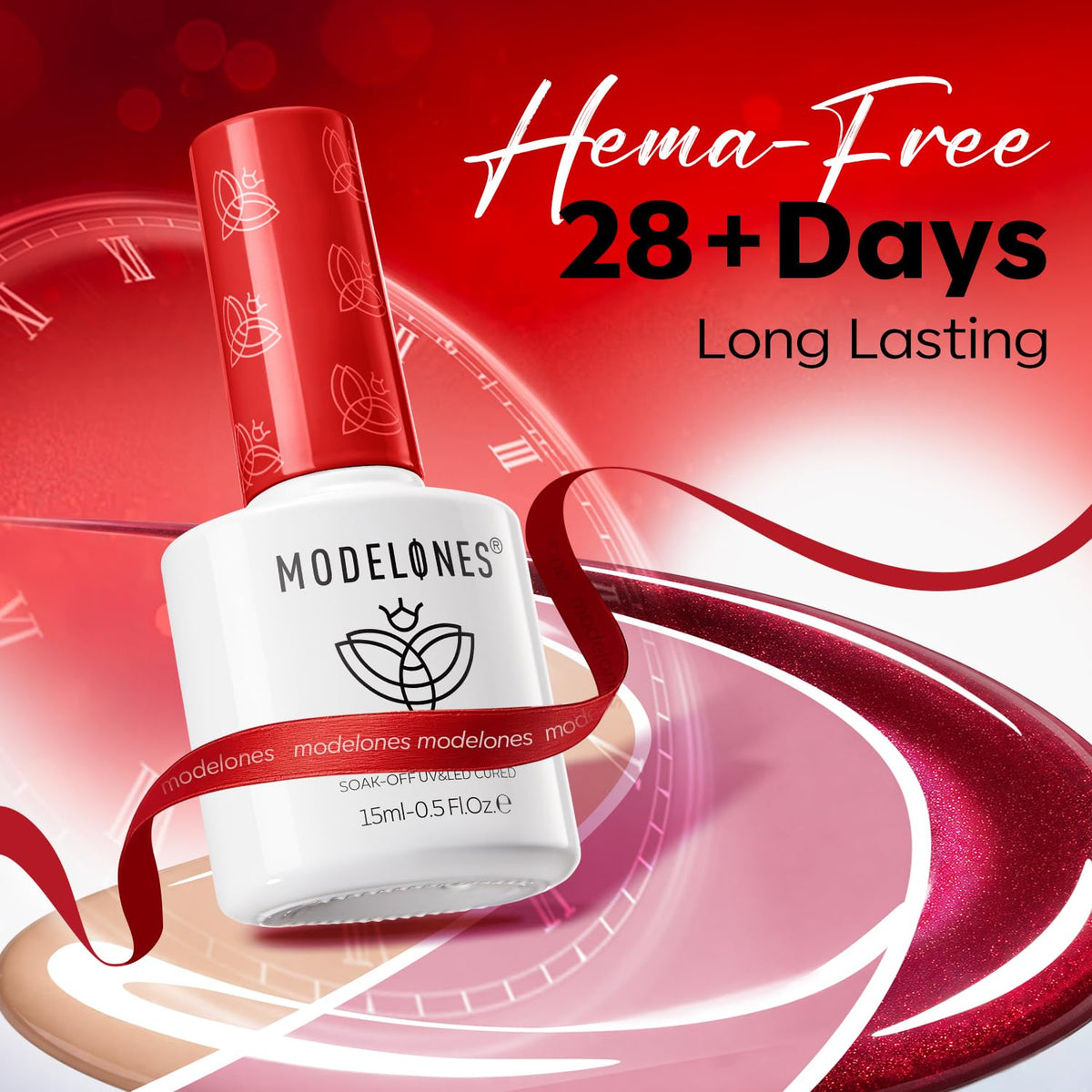 modelones gel polish brush applicator close-up