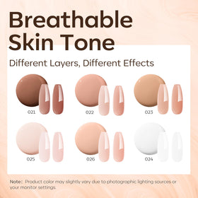 modelones Gel Polish Builder Nail Set with built-in brush for easy application