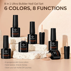 modelones Gel Polish Builder Nail Set with instructions and tips