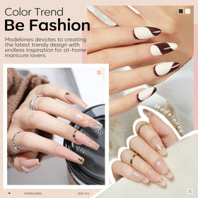 modelones gel polish set with Color Window design