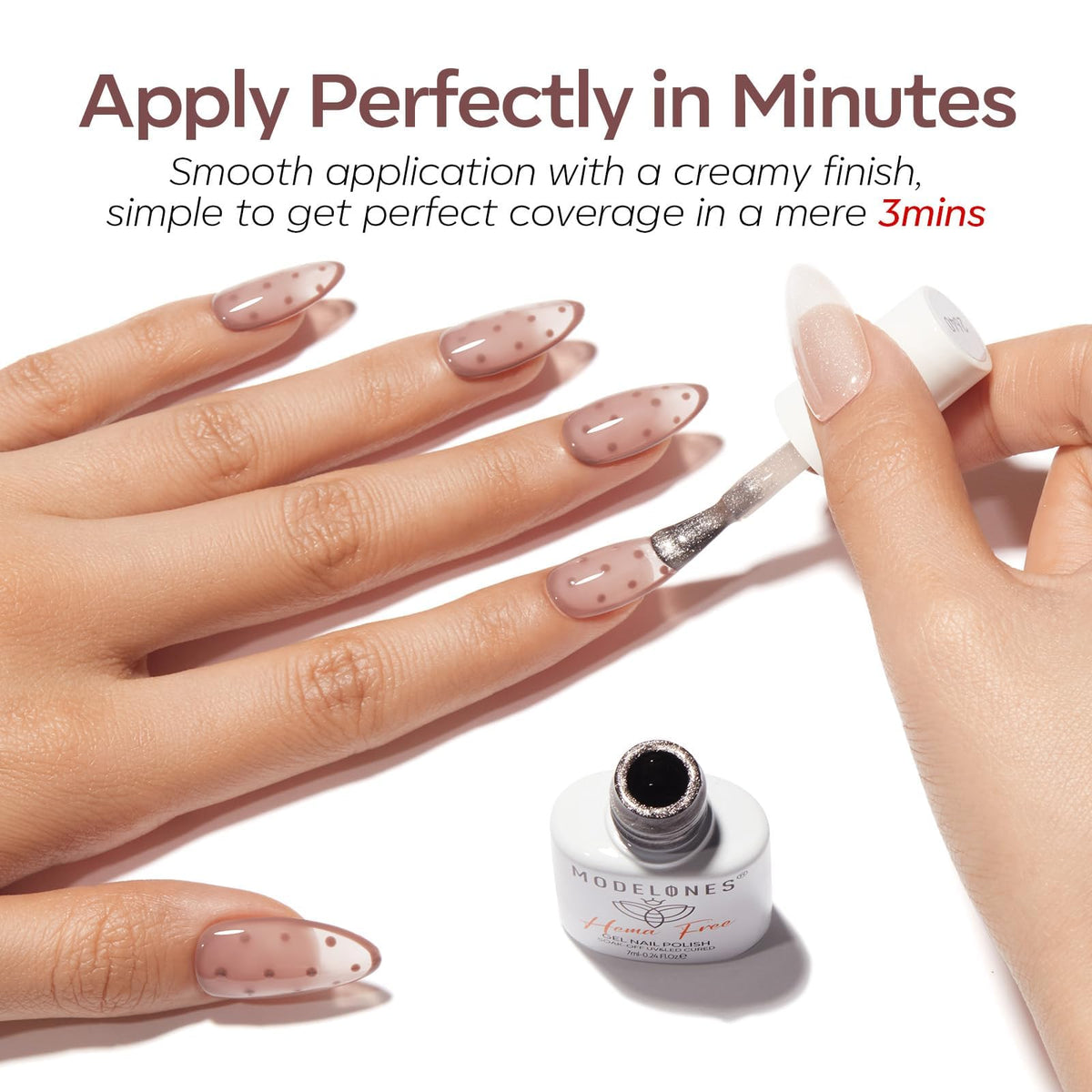 modelones gel polish swatches on nails