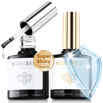 modelones Gel Top Base Coat Set 15ml front view