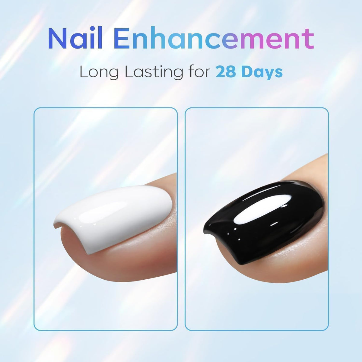 modelones Gel Top Coat 15ml application on nails