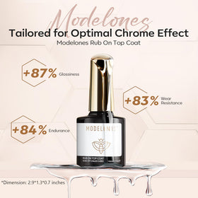 modelones Gel Top Coat brush close-up