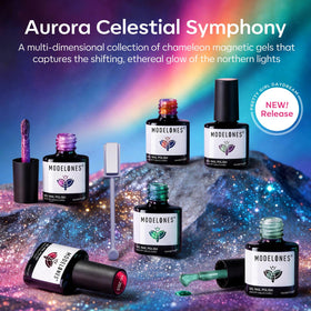 modelones Glitter Cat Eye Gel Nail Polish packaging display