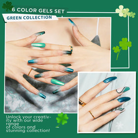 modelones Glitter Gel Nail Polish Set 6 Colours packaging