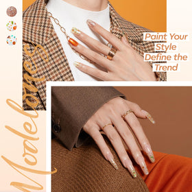 modelones Glitter Gel Nail Polish Set packaging
