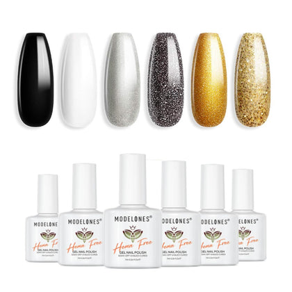 modelones Hema-free Gel Nail Polish Set 12Pcs front view