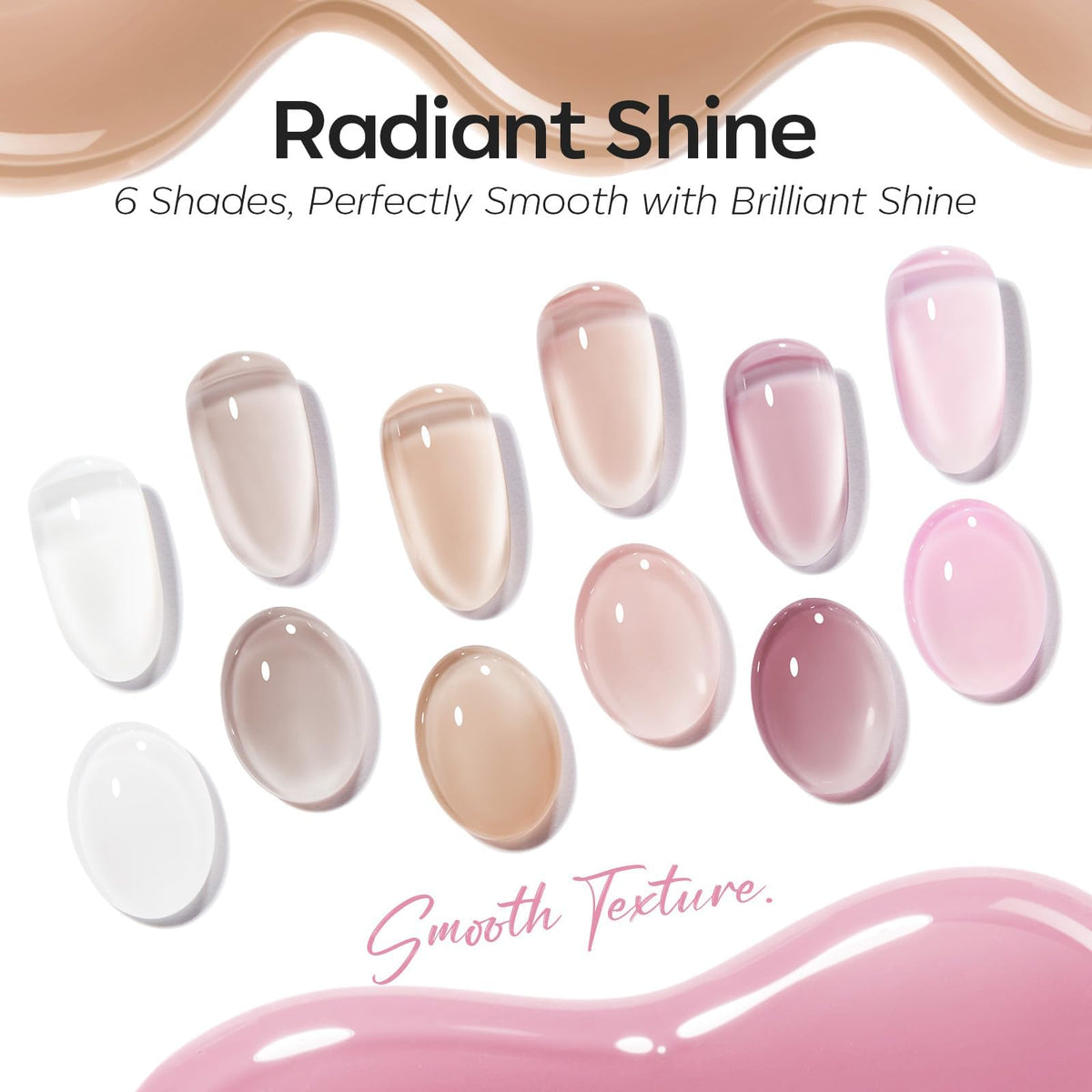modelones Jelly Gel Nail Polish bottles arranged neatly