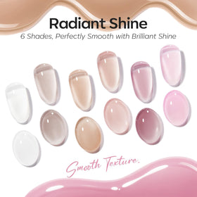 modelones Jelly Gel Nail Polish bottles arranged neatly