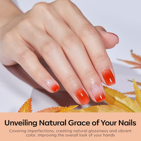 modelones jelly gel polish applied on nails showcasing glossy finish