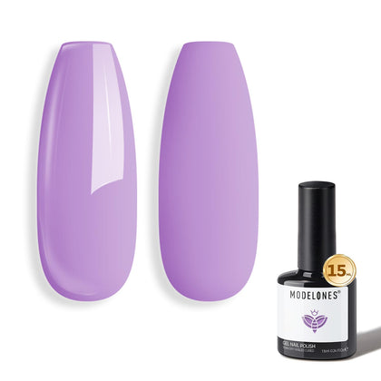 modelones Lavender Gel Nail Polish front view 0.5 fl.oz