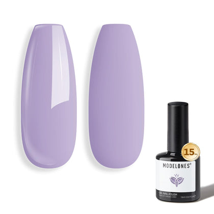 modelones Lilac Purple Gel Nail Polish 15ml front view