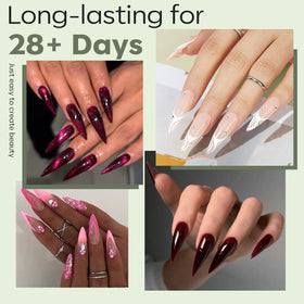 modelones Long Stiletto Nail Tips assorted sizes