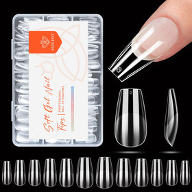 Modelones Medium Coffin Nail Tips packaging front view