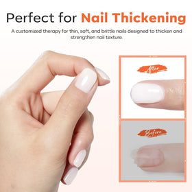 modelones Milky White Builder Nail Gel with UV lamp