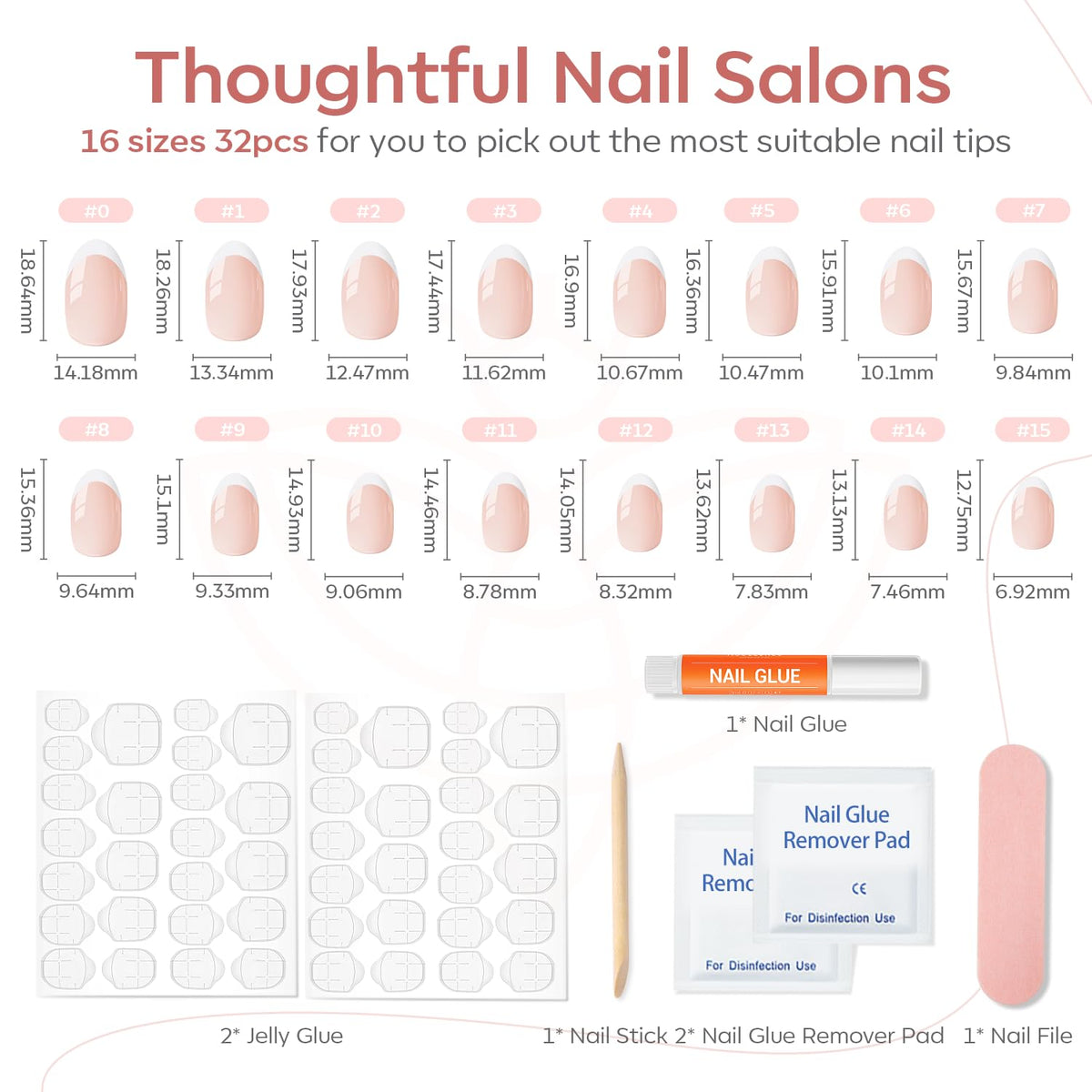 modelones mini nail file and cuticle stick for application