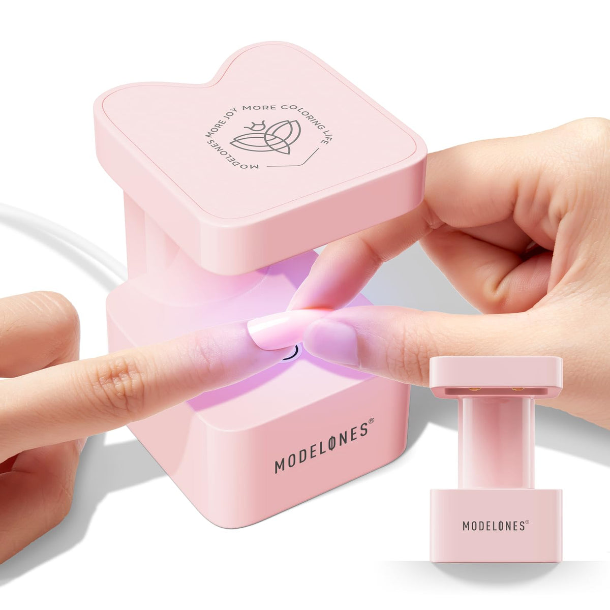modelones Mini UV Light for Gel Nails front view