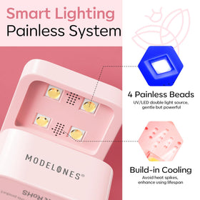 modelones Mini UV Light with timer settings