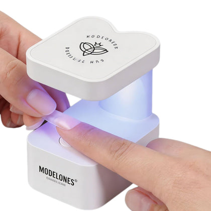 modelones Mini UV Nail Lamp front view with cat design
