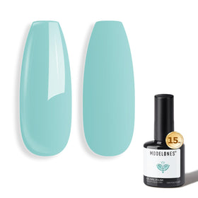 modelones Mint Blue Gel Nail Polish 15ml front view