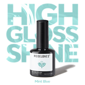 modelones Mint Blue Gel Nail Polish 15ml packaging