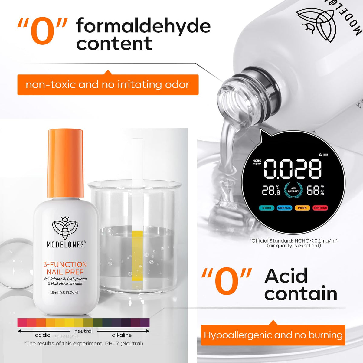 modelones Nail Dehydrator and Primer 3-in-One on a vanity