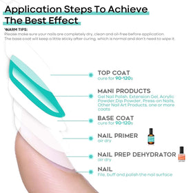 modelones Nail Dehydrator with gel polish bottles