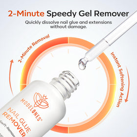 modelones Nail Glue Remover application on nails