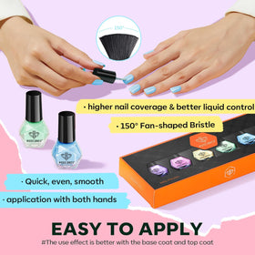 modelones nail polish in various macaron shades