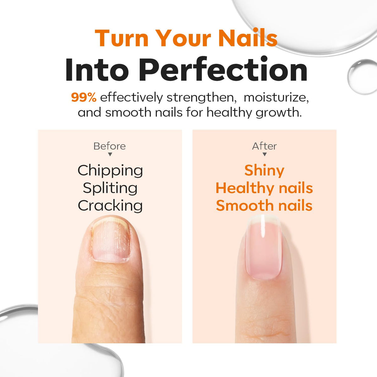modelones Nail Strengthener and Growth clear hardener with Jojoba oil