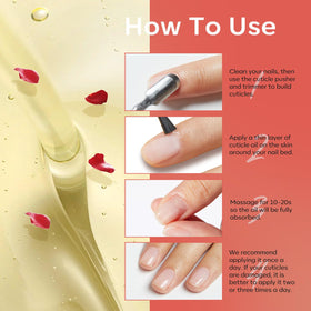 modelones Nail Strengthener Cuticle Oil 15ml close-up of oil
