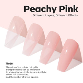 Modelones Nail Strengthener Peachy Pink Nail Polish packaging