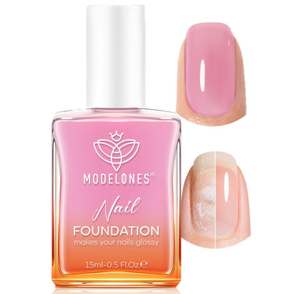 modelones Nail Strengthener purple pink bottle front view