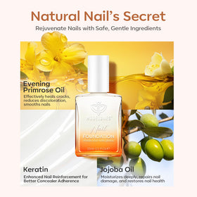 modelones Nail Strengthener with a fresh manicure