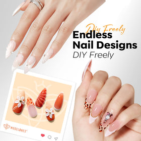 Modelones nail tips packaging with 360pcs