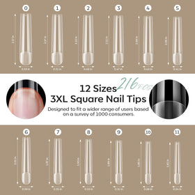 Modelones nail tips showing half matte texture
