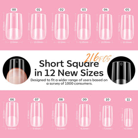 modelones Nail Tips showing half-matte texture