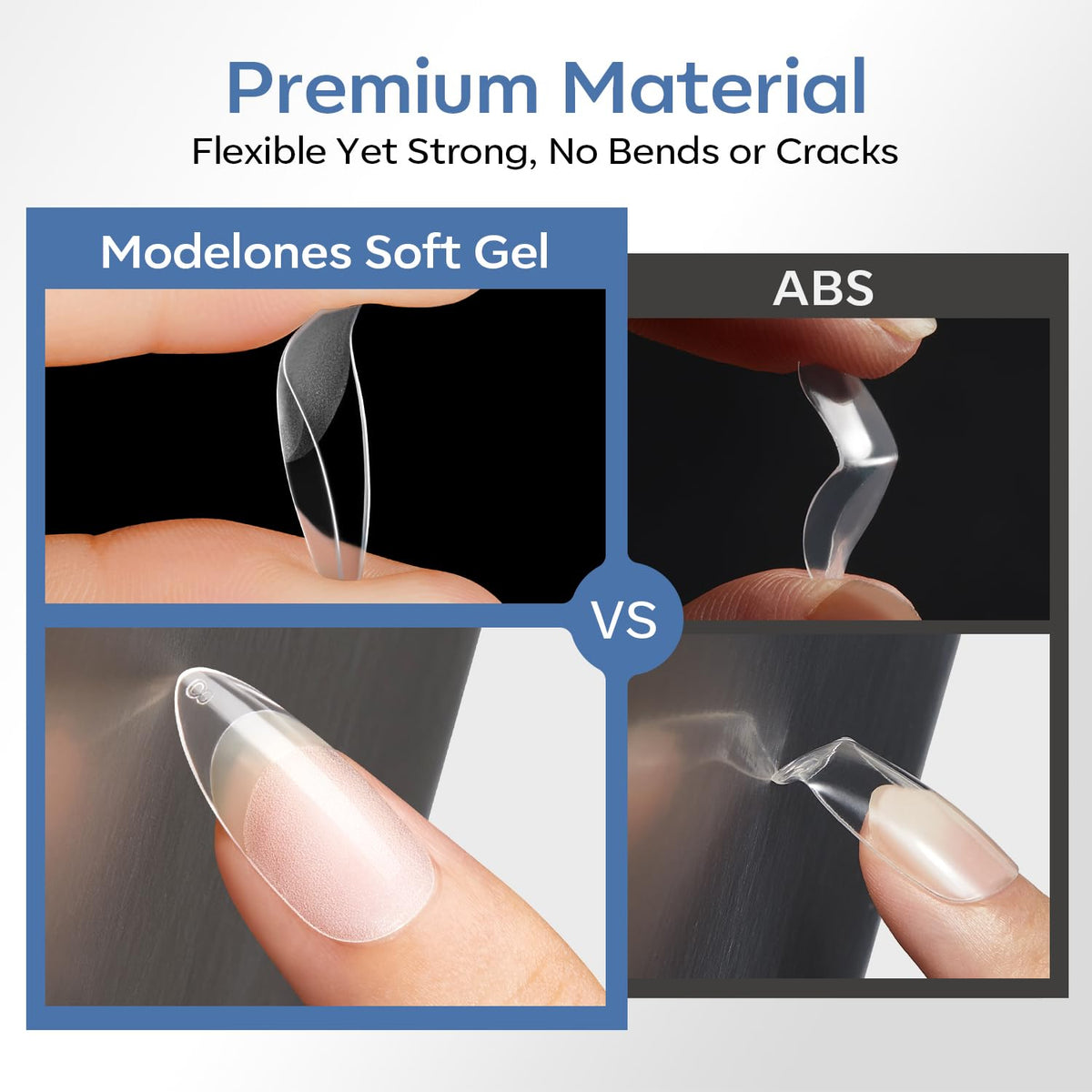 modelones nail tips variety pack with 360 pieces