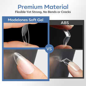 modelones nail tips variety pack with 360 pieces