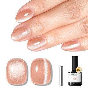 modelones Nude Cat Eye Gel Nail Polish 15ML front view