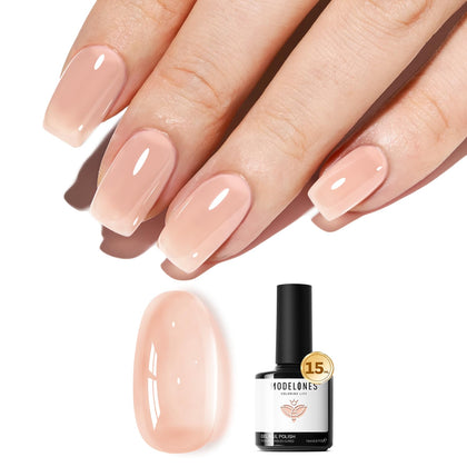 modelones Nude Gel Nail Polish 15ml bottle front view