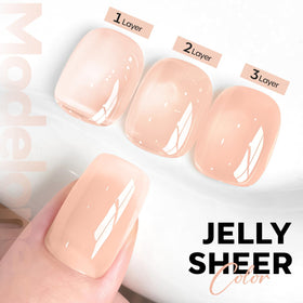 modelones Nude Gel Nail Polish 15ml bottle side view