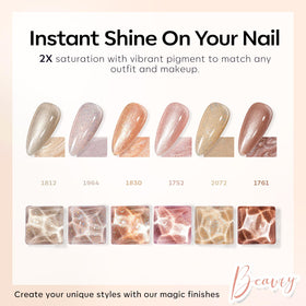 modelones Nude Gel Nail Polish bottles with pink and neutral shades