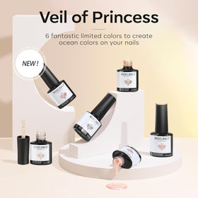 modelones Nude Gel Nail Polish brush for easy application