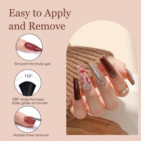 modelones Nude Gel Nail Polish Set in packaging