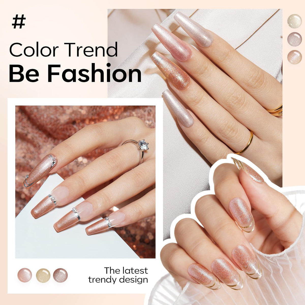 modelones Nude Gel Nail Polish Set packaging